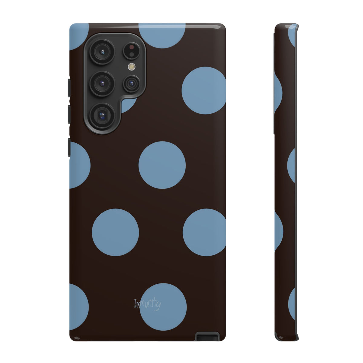 Big Blue Polka Dot Phone Case
