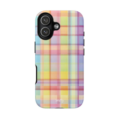 Rainbow Gingham Phone Case