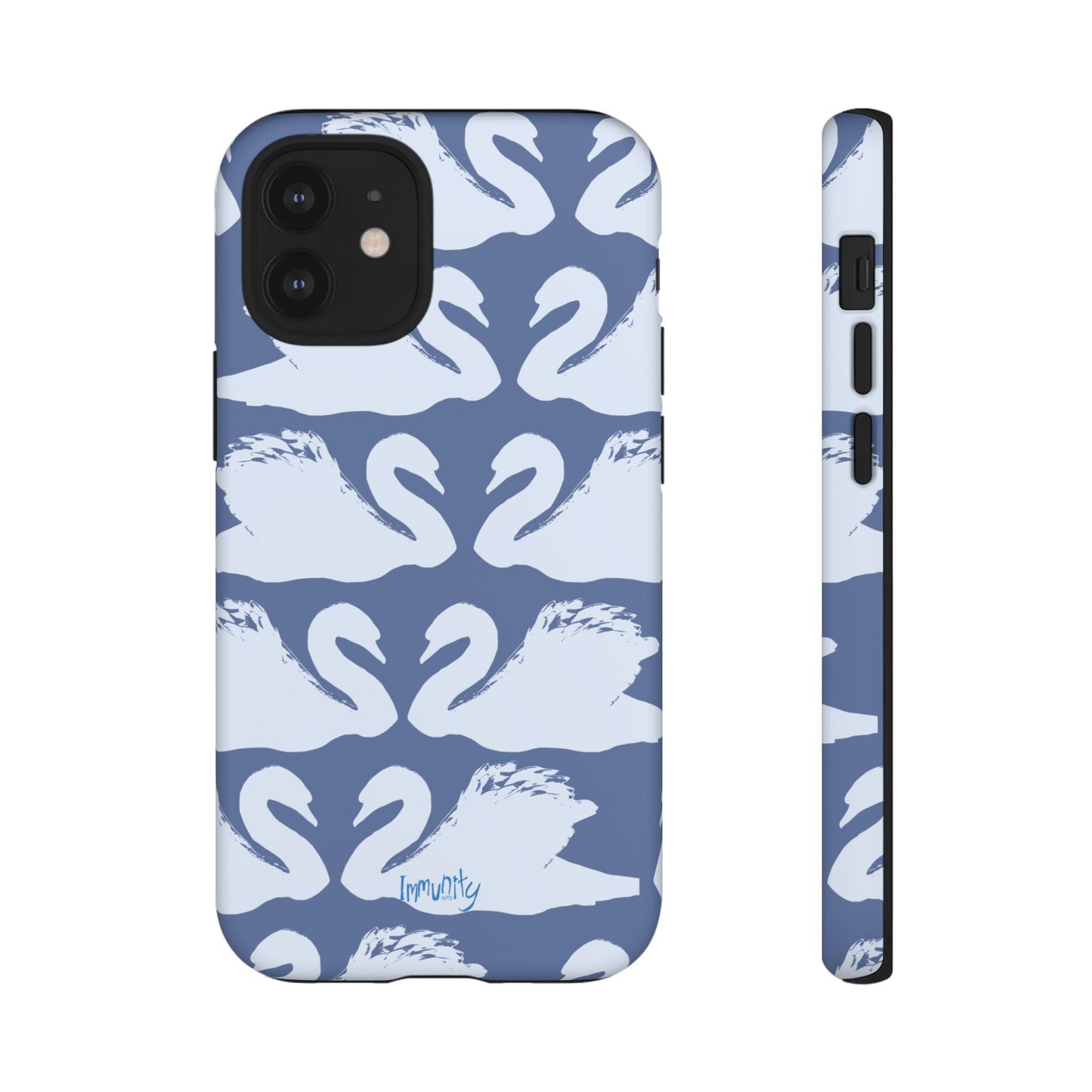 Swan Hearts Phone Case