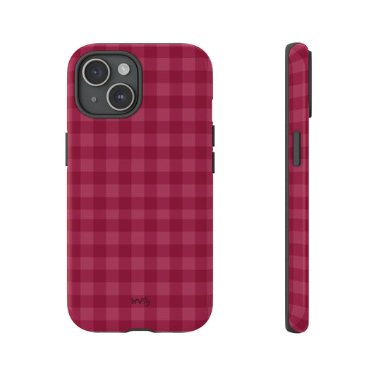 Pomegranate Gingam Phone Case