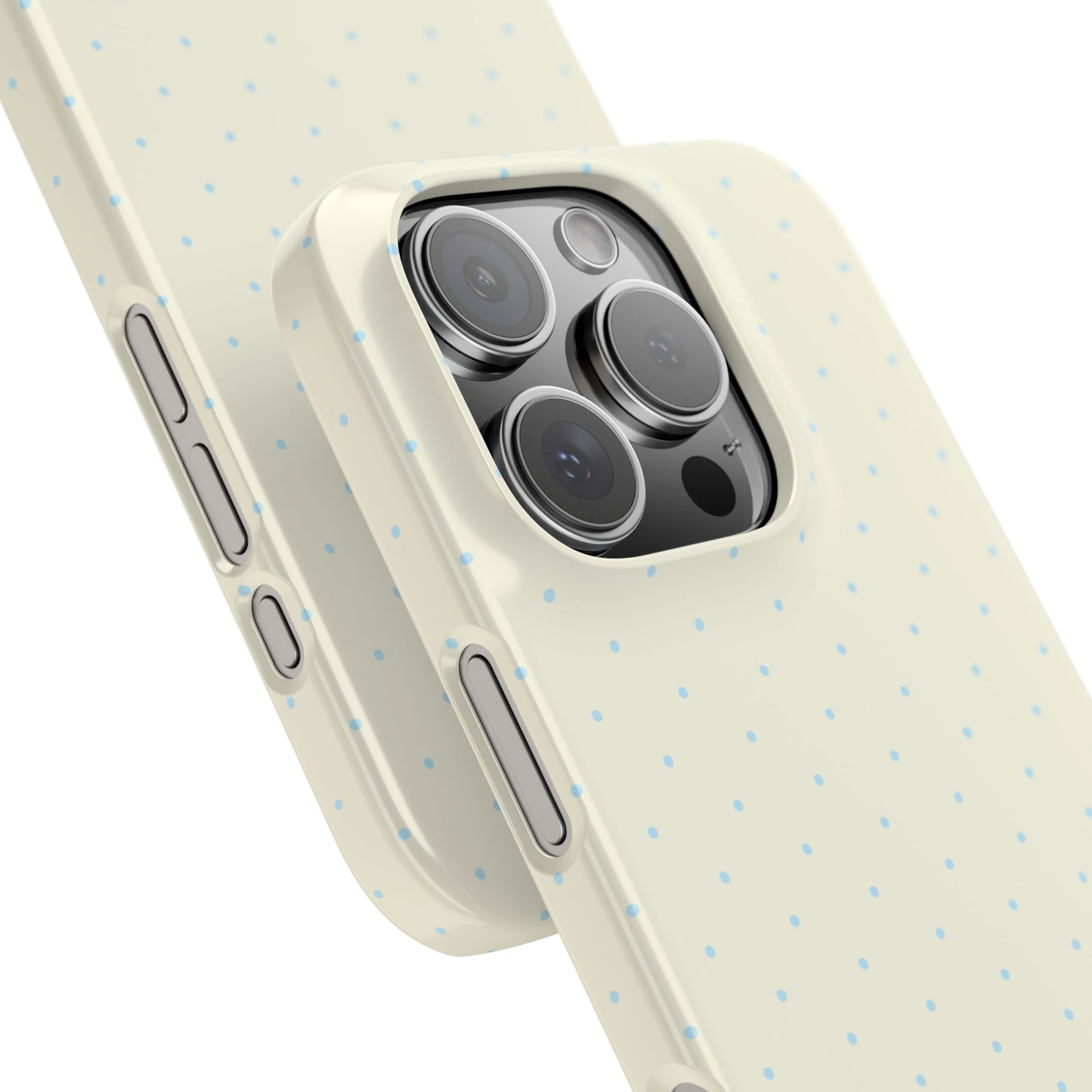 Mini Polka Dot (Blue) Snap Phone Case