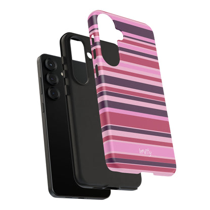 Pink Stripes Phone Case