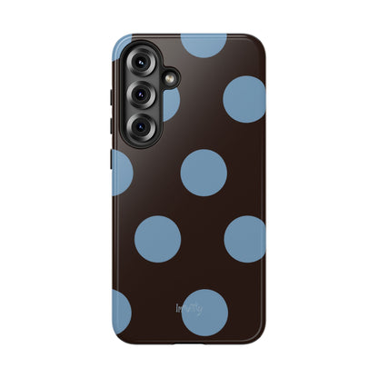 Big Blue Polka Dot Phone Case