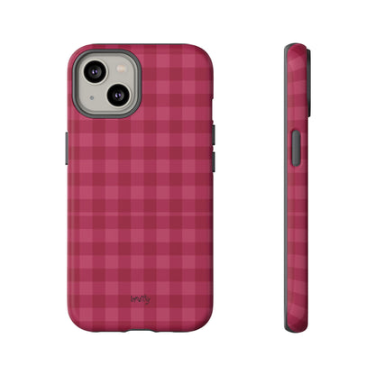 Pomegranate Gingam Phone Case