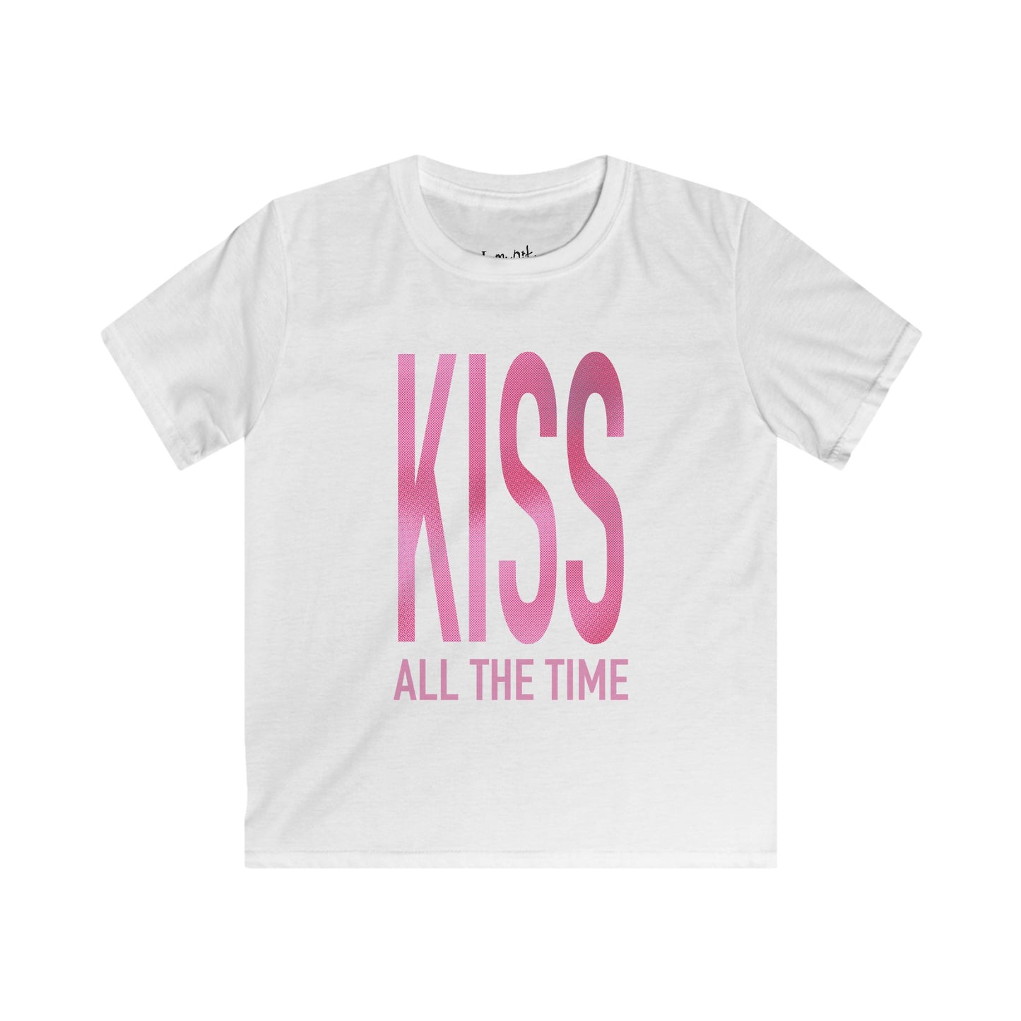 Kiss All The Time (Pink) Baby Tee