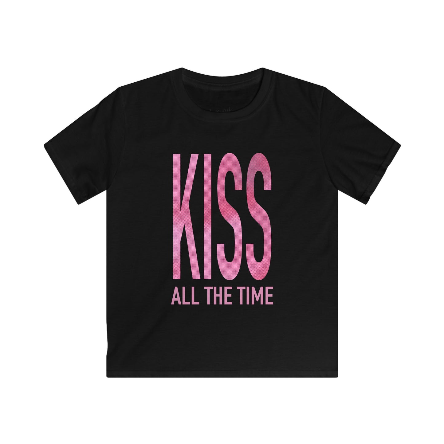 Kiss All The Time (Pink) Baby Tee