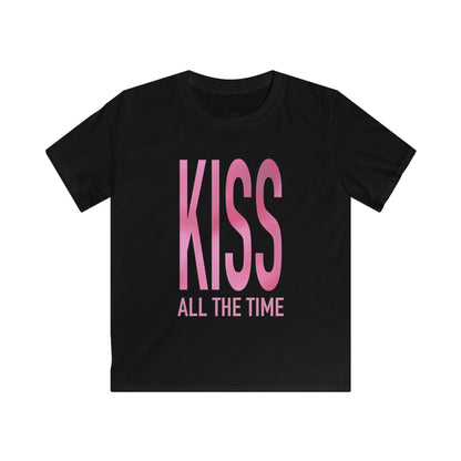 Kiss All The Time (Pink) Baby Tee