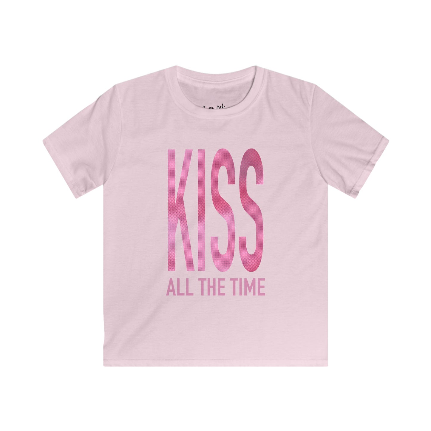 Kiss All The Time (Pink) Baby Tee