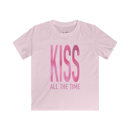 Kiss All The Time (Pink) Baby Tee