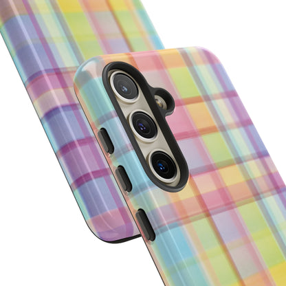 Rainbow Gingham Phone Case