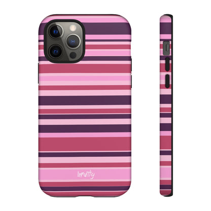 Pink Stripes Phone Case