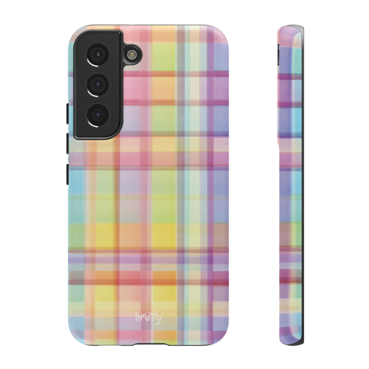 Rainbow Gingham Phone Case