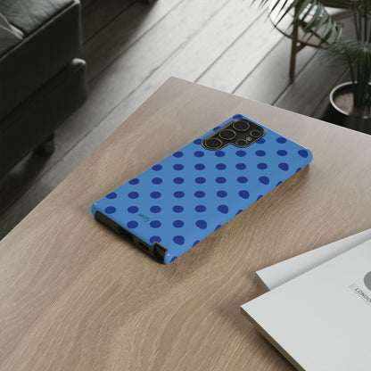 Blue Polka Dot Phone Case