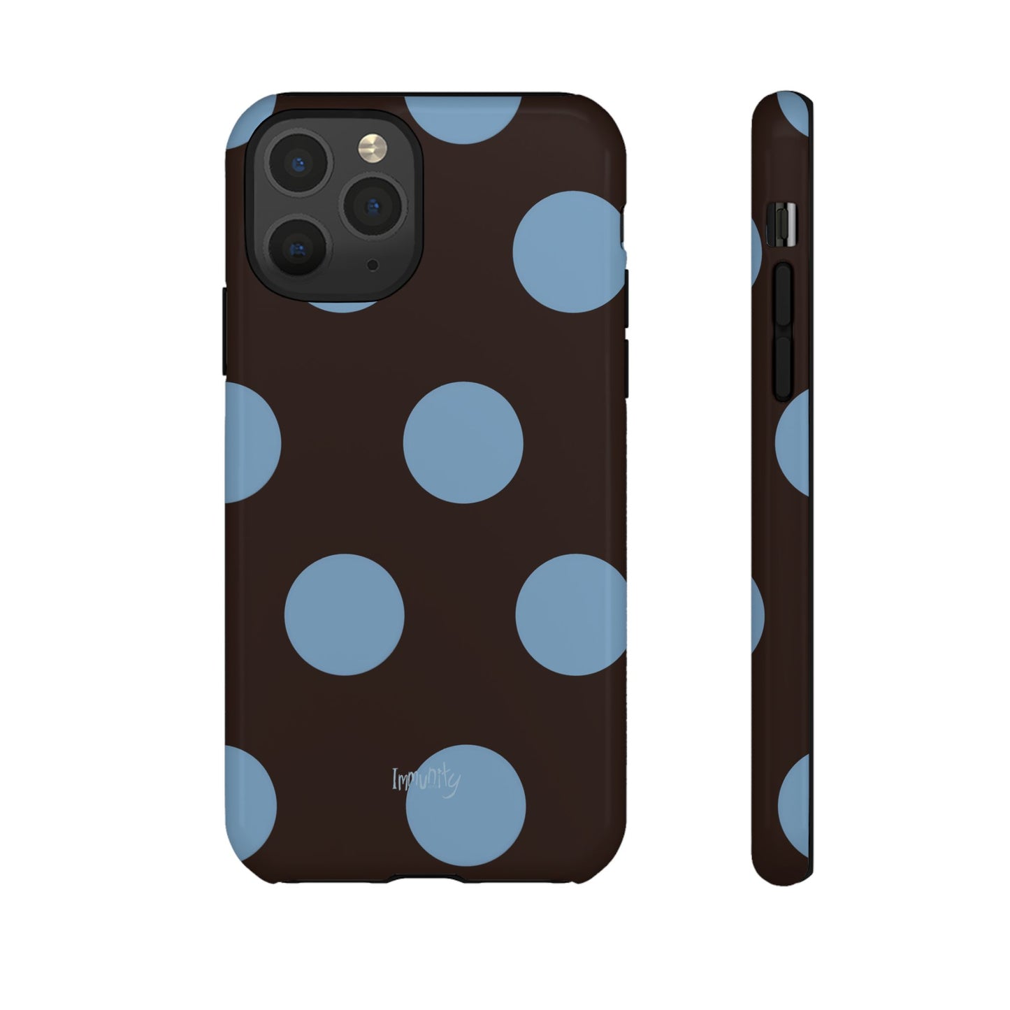 Big Blue Polka Dot Phone Case
