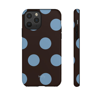 Big Blue Polka Dot Phone Case