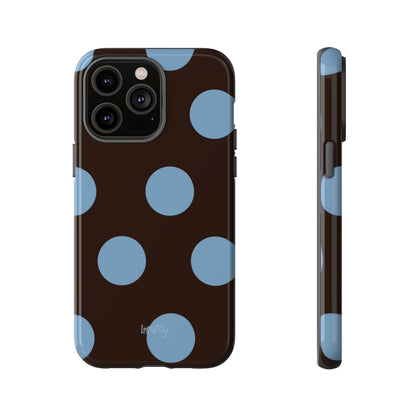 Big Blue Polka Dot Phone Case