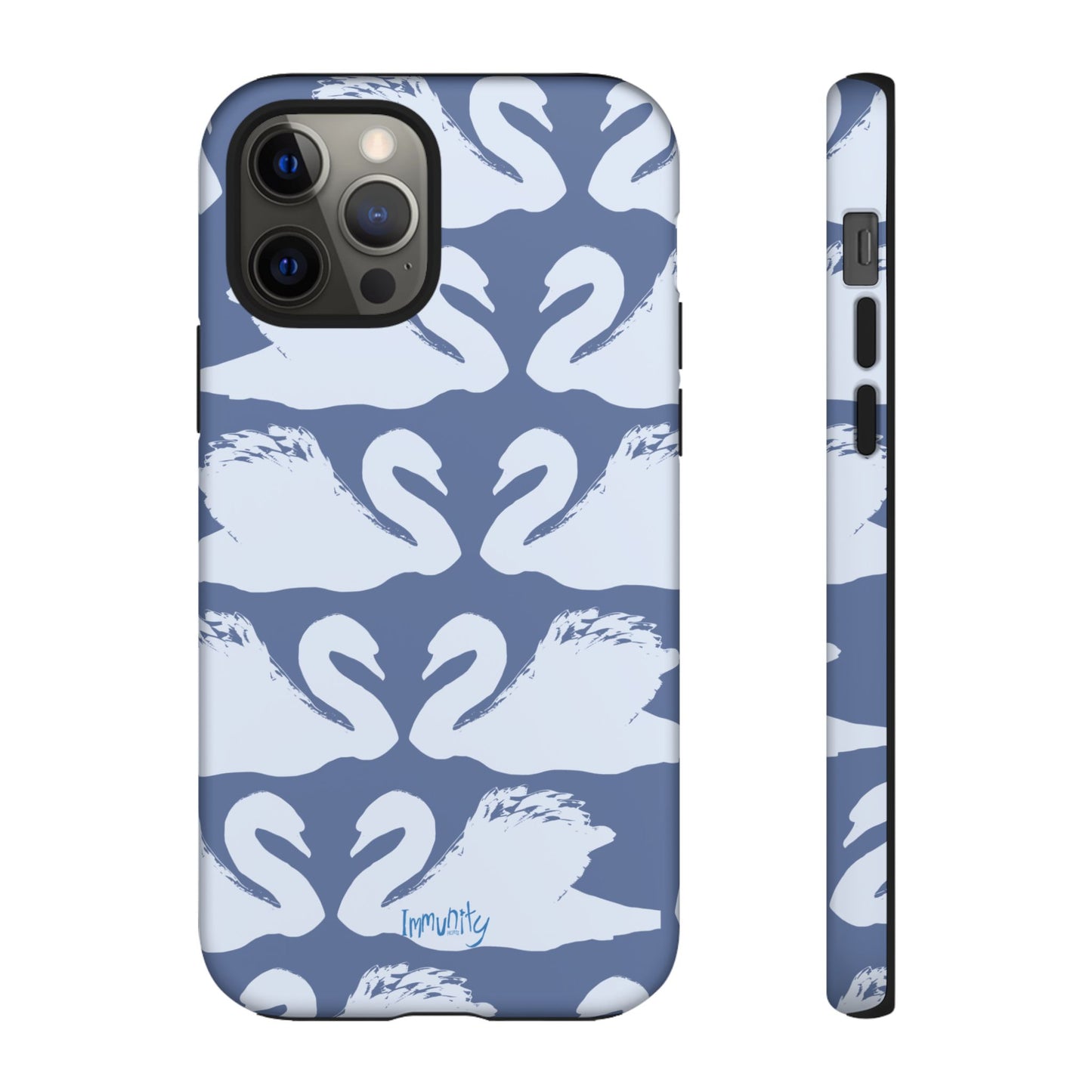 Swan Hearts Phone Case