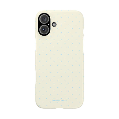 Mini Polka Dot (Blue) Snap Phone Case