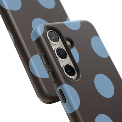 Big Blue Polka Dot Phone Case