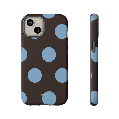 Big Blue Polka Dot Phone Case