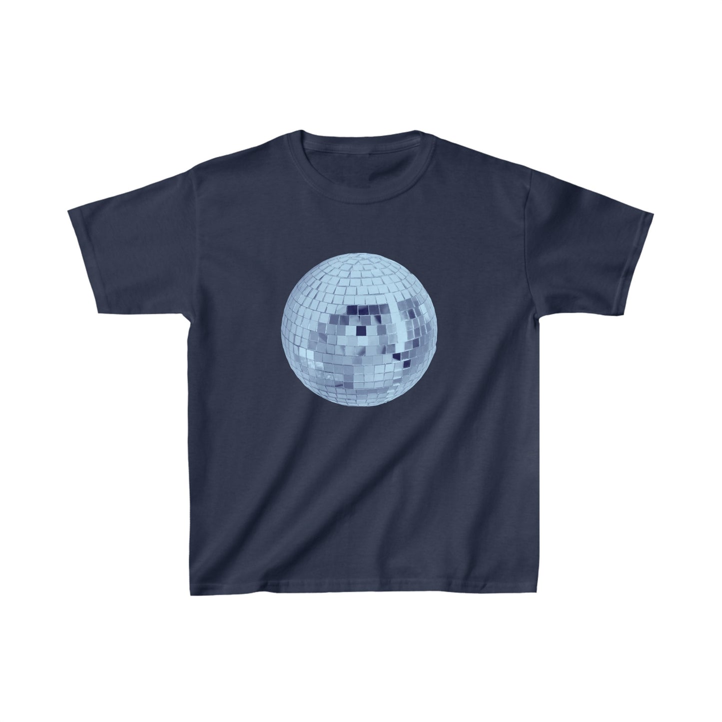 Blue Mirrorball Boxy Tee