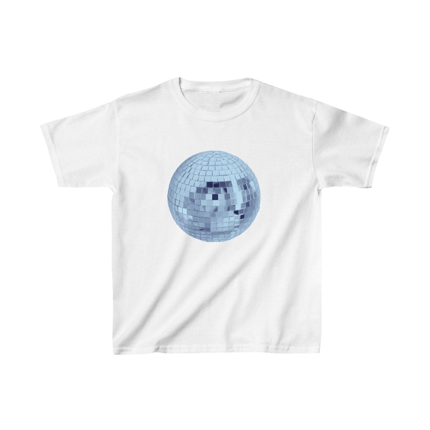 Blue Mirrorball Boxy Tee