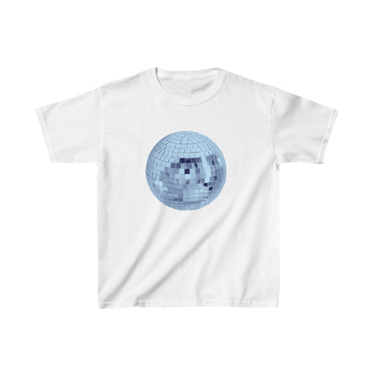 Blue Mirrorball Boxy Tee