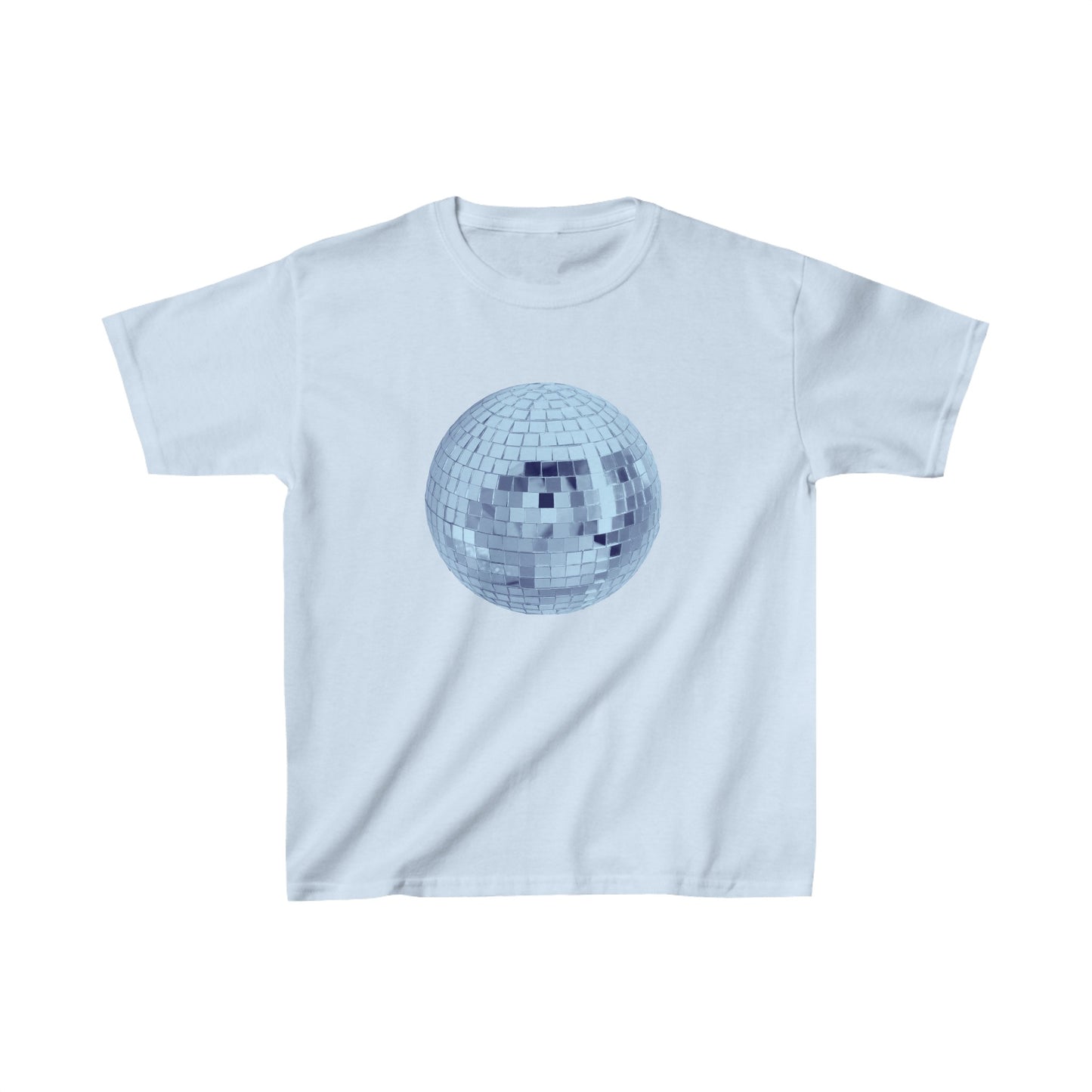 Blue Mirrorball Boxy Tee