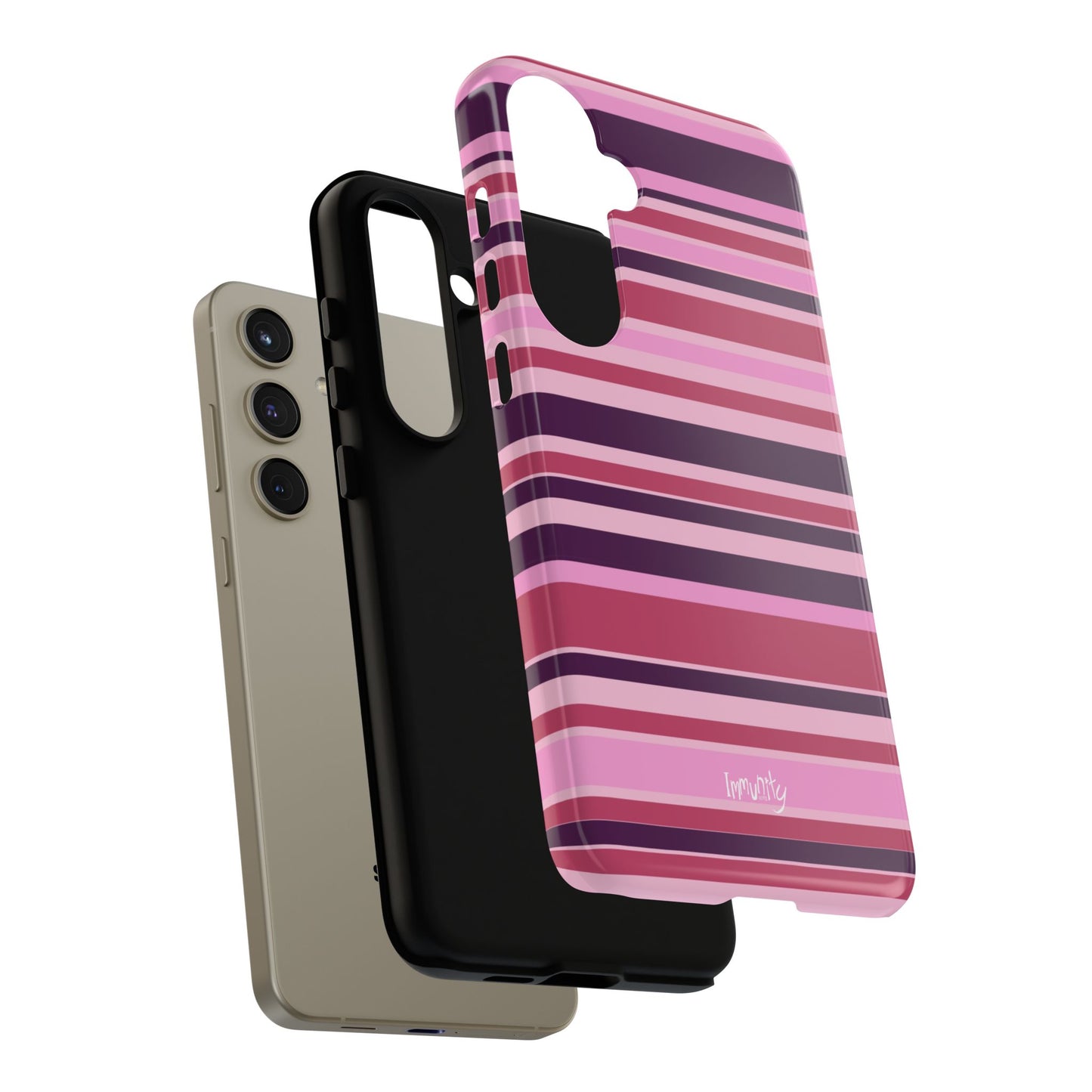 Pink Stripes Phone Case