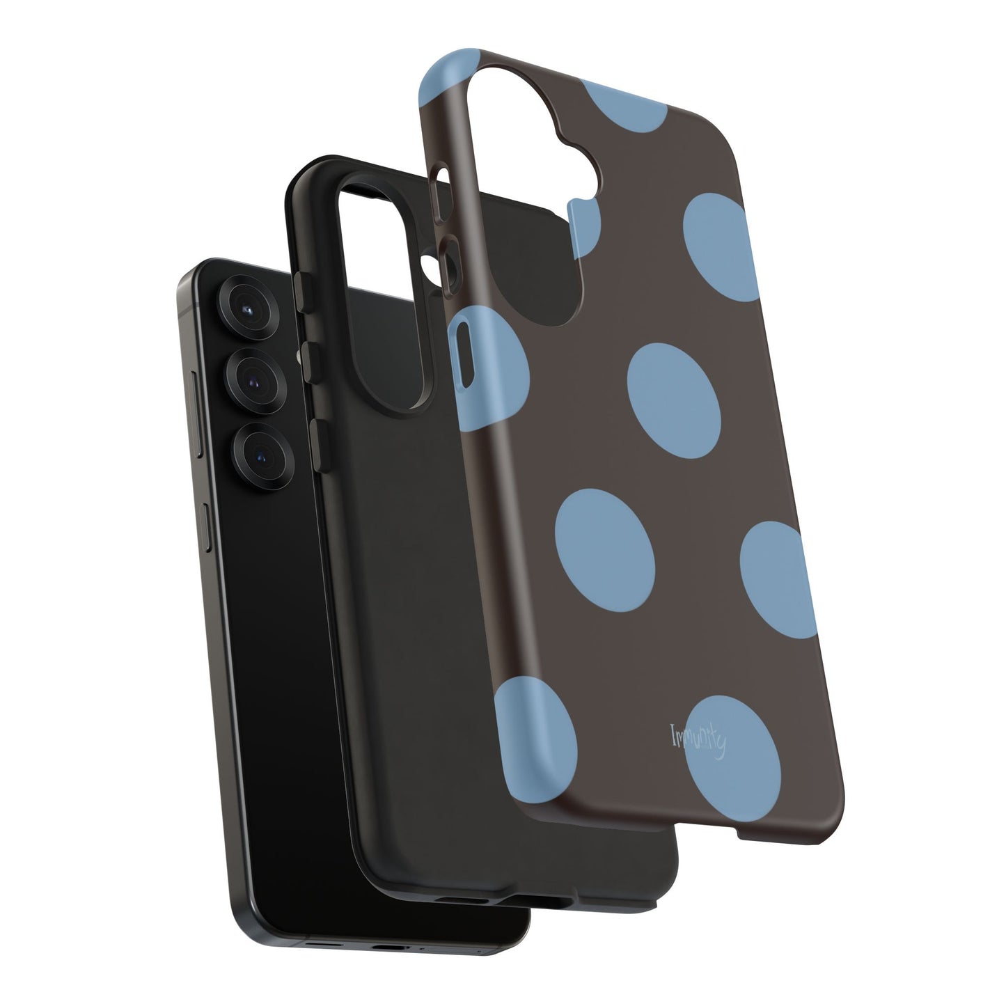 Big Blue Polka Dot Phone Case