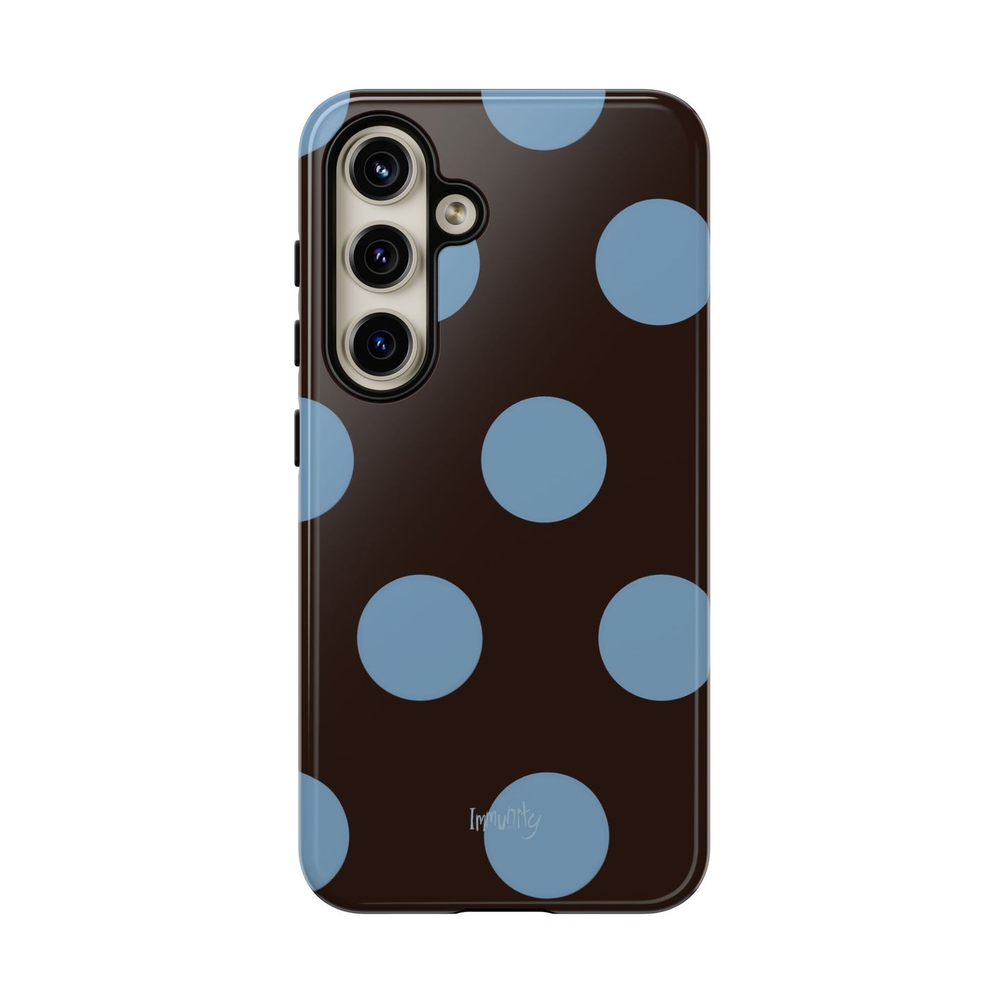 Big Blue Polka Dot Phone Case