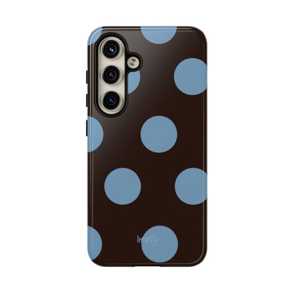 Big Blue Polka Dot Phone Case