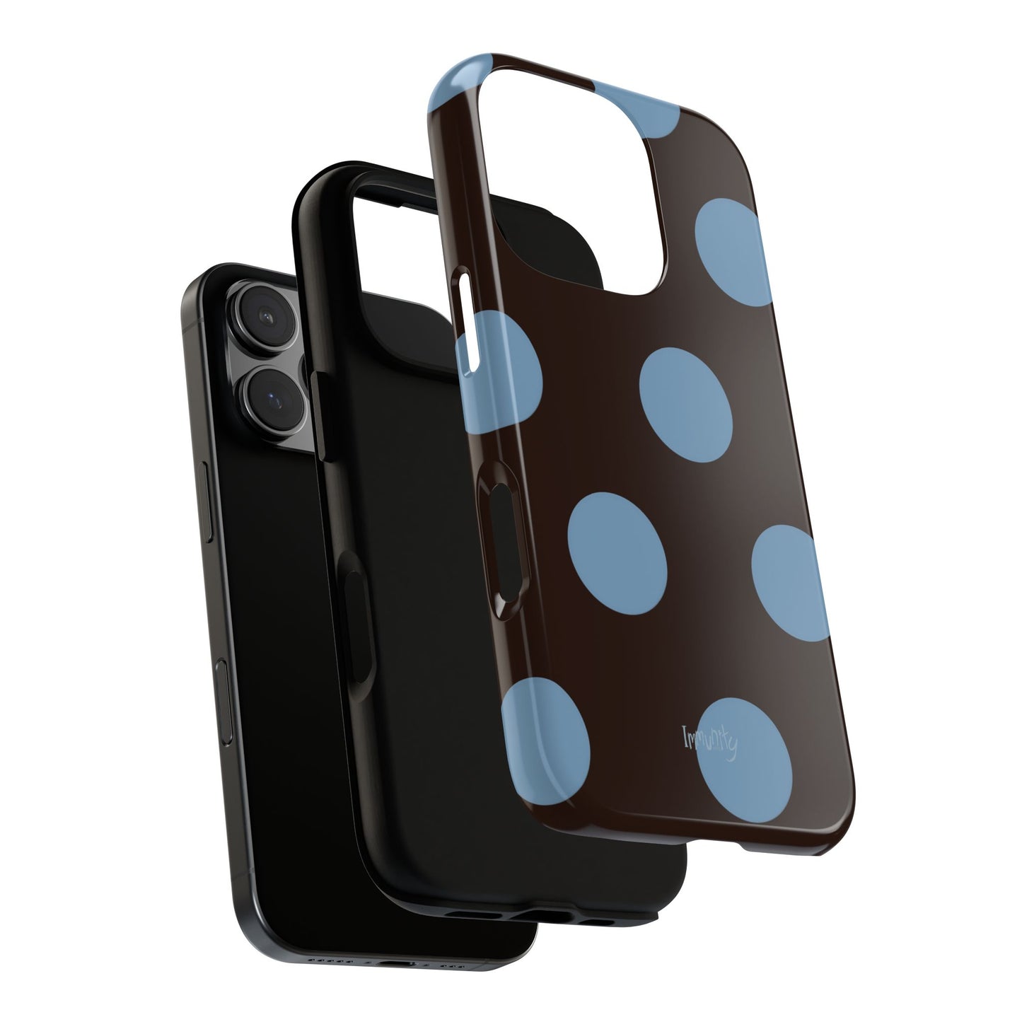Big Blue Polka Dot Phone Case