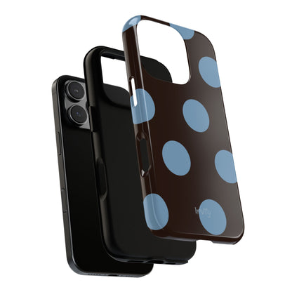 Big Blue Polka Dot Phone Case