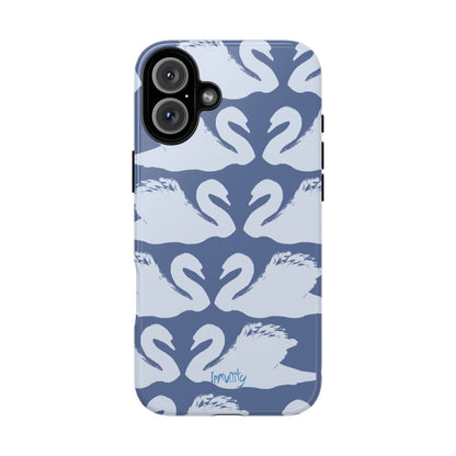 Swan Hearts Phone Case
