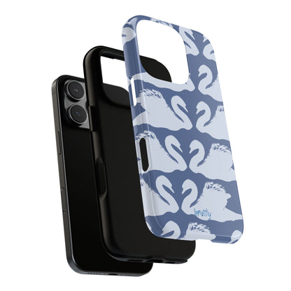 Swan Hearts Phone Case