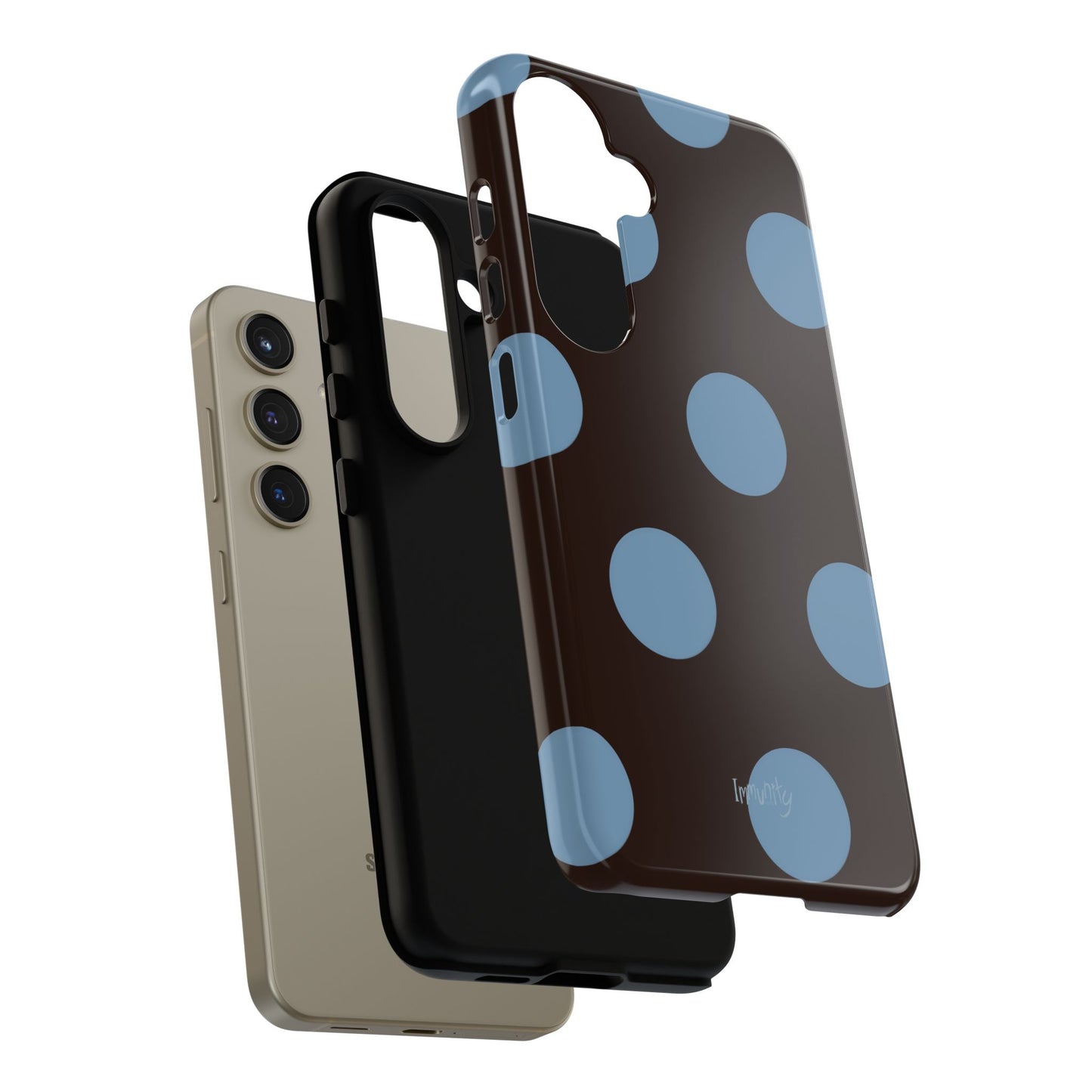 Big Blue Polka Dot Phone Case