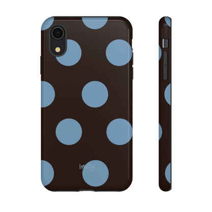 Big Blue Polka Dot Phone Case