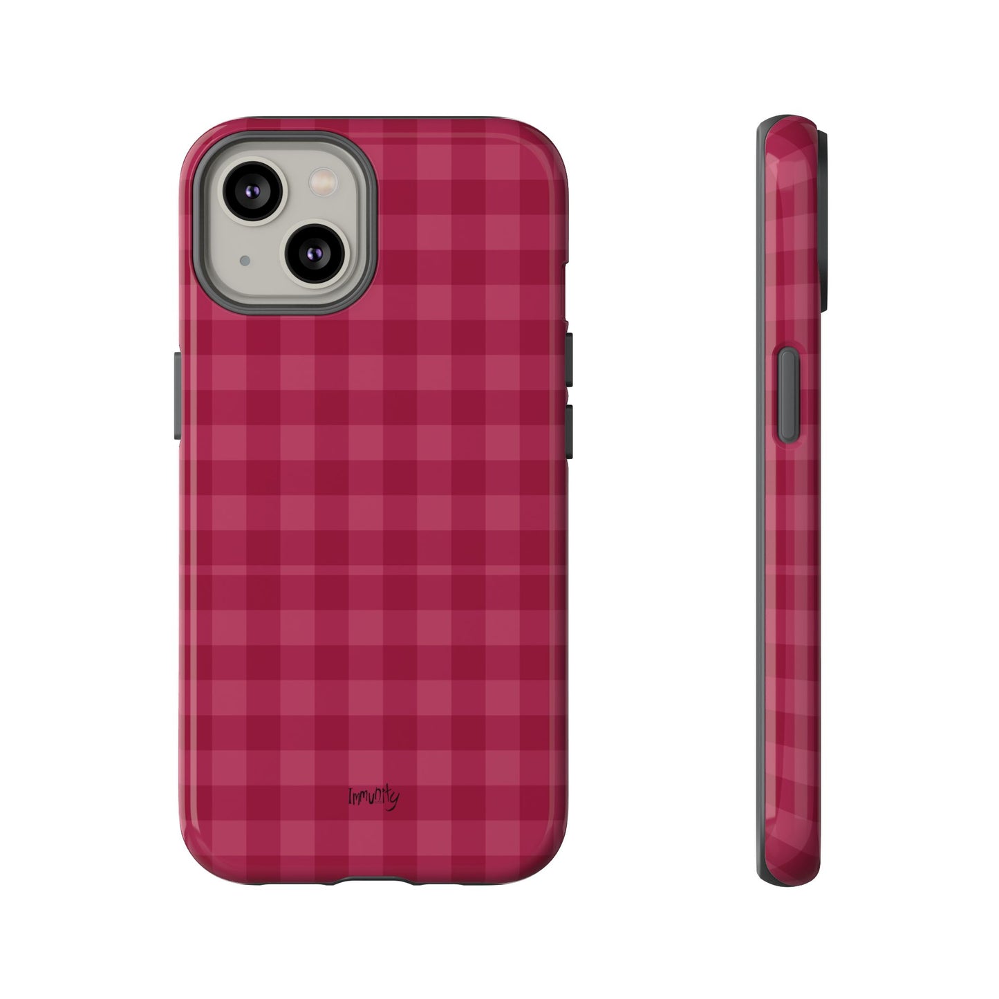 Pomegranate Gingam Phone Case