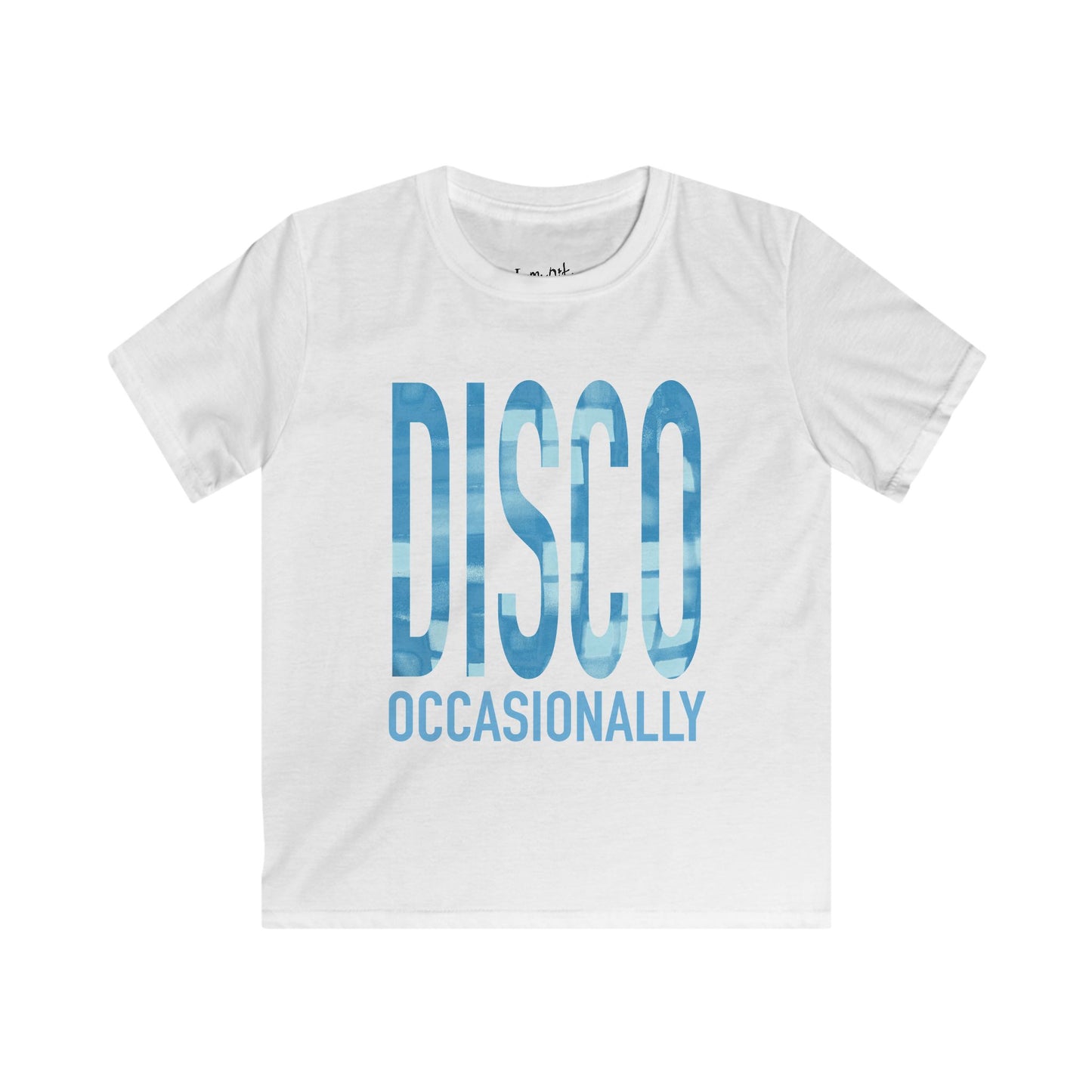 Disco Occasionally (Blue) Baby Tee
