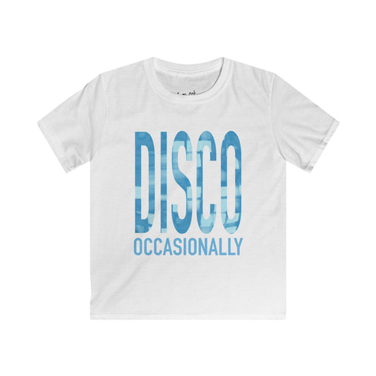 Disco Occasionally (Blue) Baby Tee