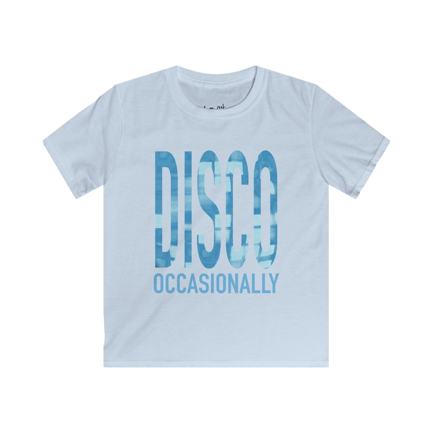 Disco Occasionally (Blue) Baby Tee