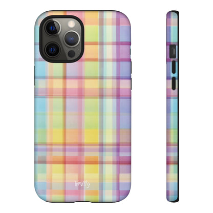 Rainbow Gingham Phone Case
