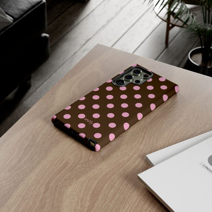 Pink Polka Dot Phone Case