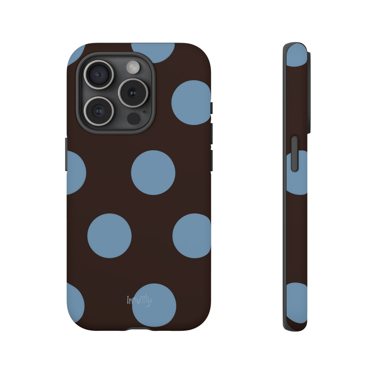 Big Blue Polka Dot Phone Case