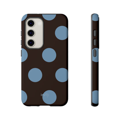 Big Blue Polka Dot Phone Case