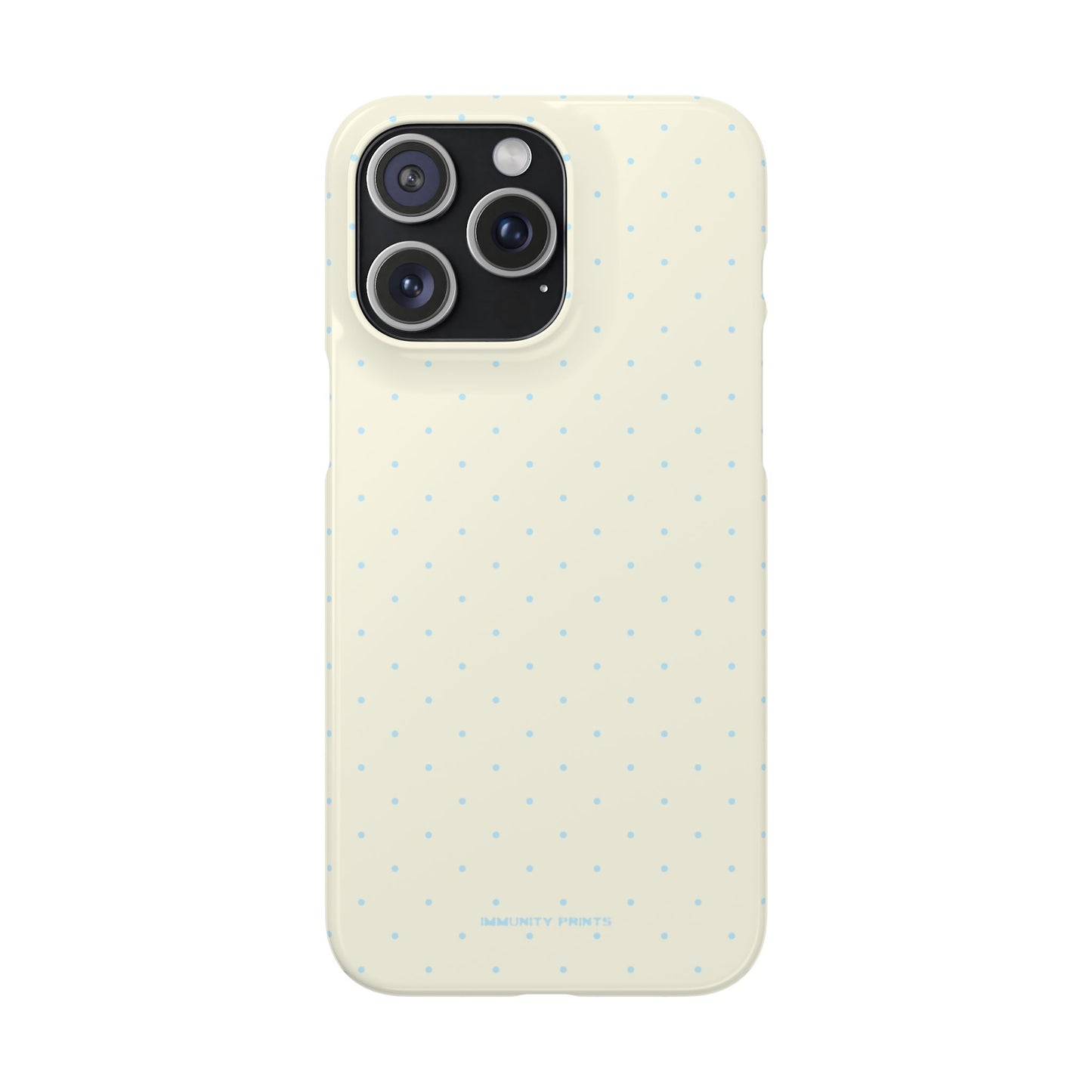 Mini Polka Dot (Blue) Snap Phone Case