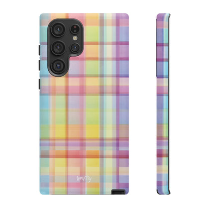 Rainbow Gingham Phone Case