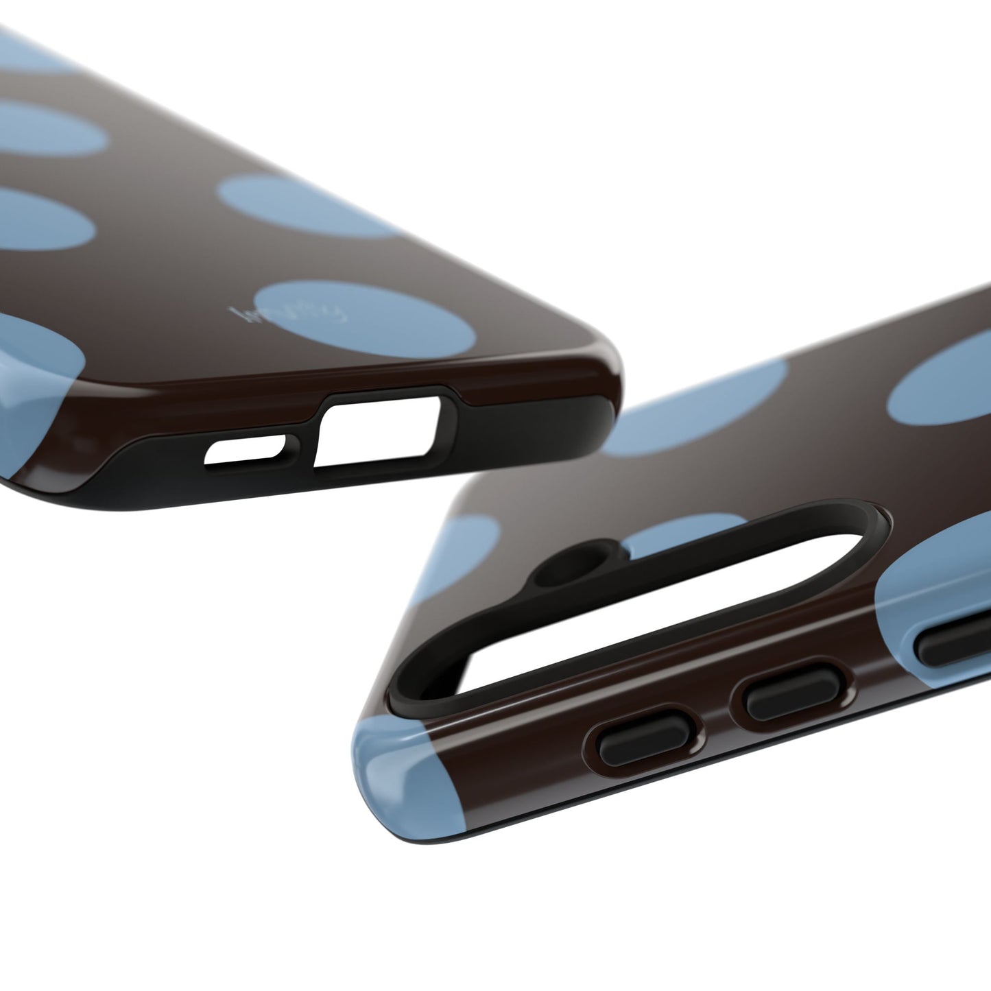 Big Blue Polka Dot Phone Case