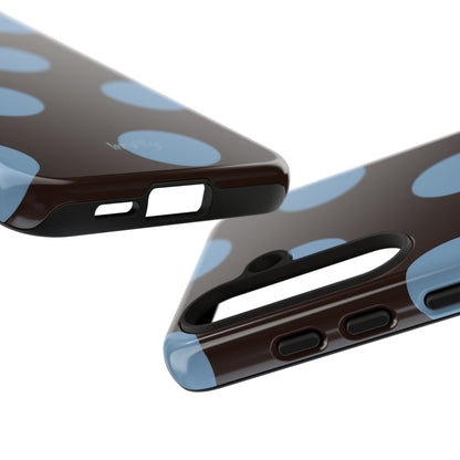 Big Blue Polka Dot Phone Case